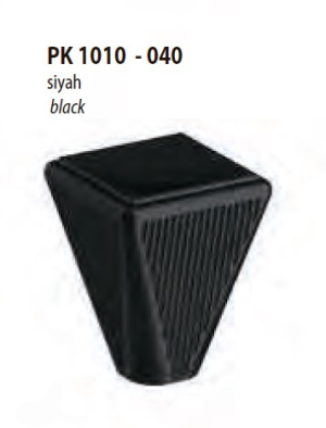 Ручки PK 1010-040 Fonte чёрный мат