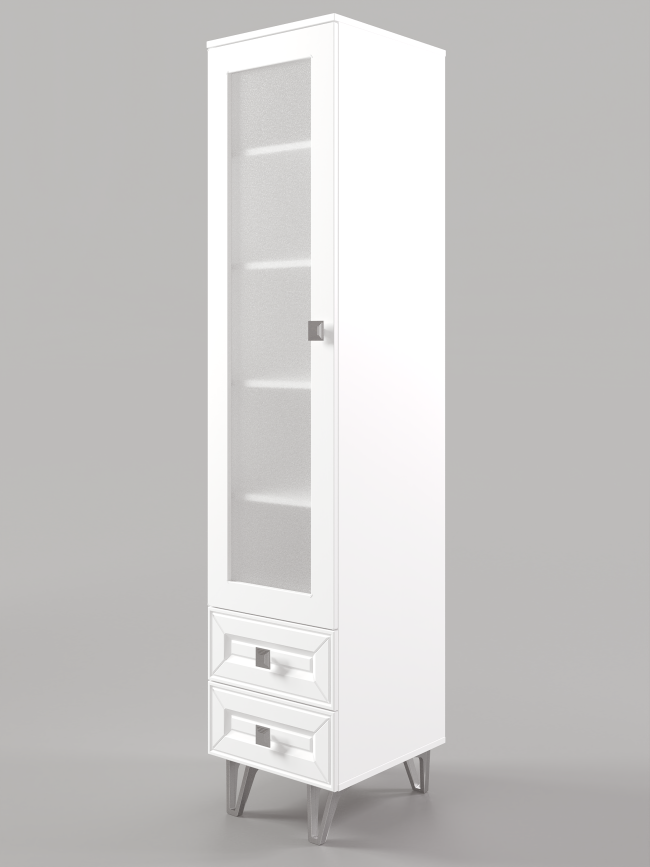 МИРА № 6 пенал витрина 450х500х500, Собран