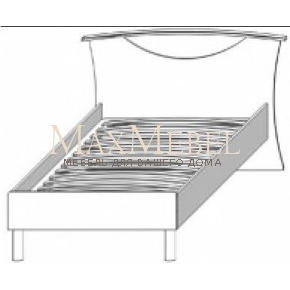ДОМИНО  Кровать 900 без основ. (90х2,0)