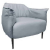 Fotoliu KING~Grey