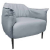 Fotoliu KING~Grey
