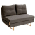 Canapea LM-105 Dark Grey 120cm