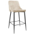 Scaun de Bar Clasic~Beige+Black legs