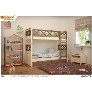МАЛЬТА 90 х 190 (2х ярус) (Мебигр)