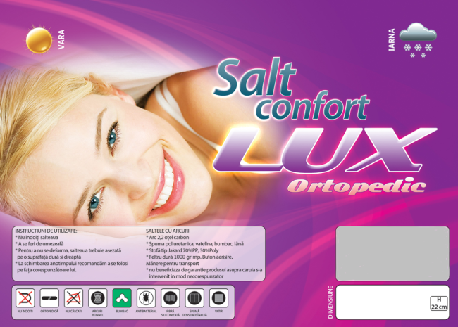 Lux Ortopedic H - 22 см  700*1700